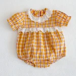 92503 yellow Rompers